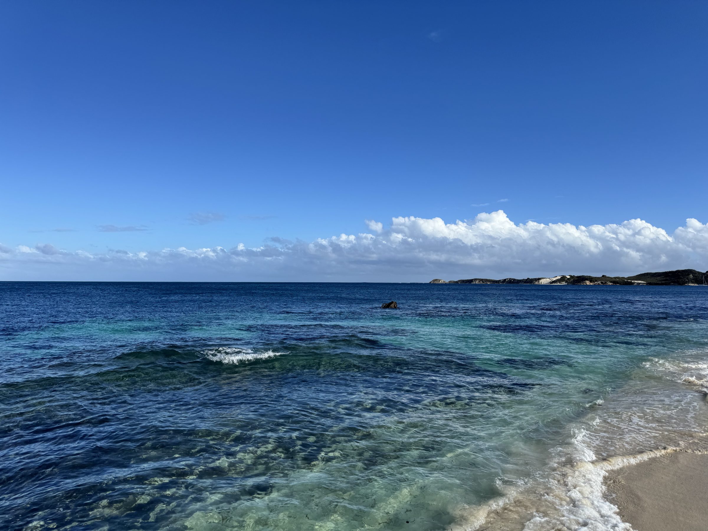 Rottnest Island coastline at sunset